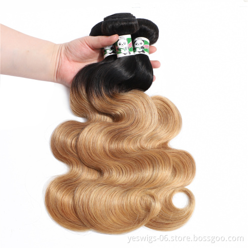 Pre Colored 1b-99j Hair Weave Bundles Cuticle Aligned Peruvian Remy 1b-99j 27 30 33 613 Blonde Ombre Double Weft Hair Body Wave